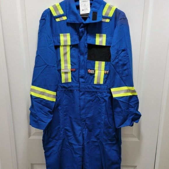 IFR High Vis HRC 1 NOMEX 3A 6 OZ Unlined Overall Size 36 - Picture 1 of 9